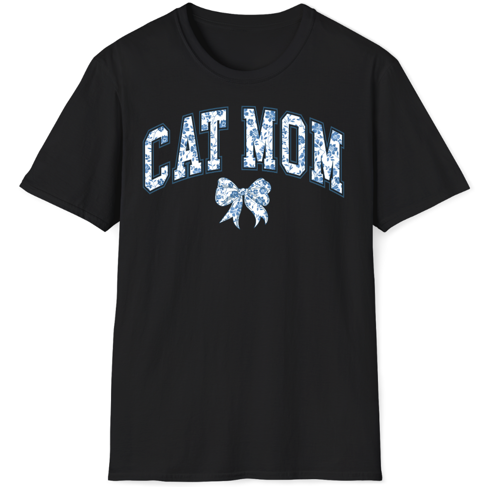 Cat mom vintage chinoiseriee coquet varsity