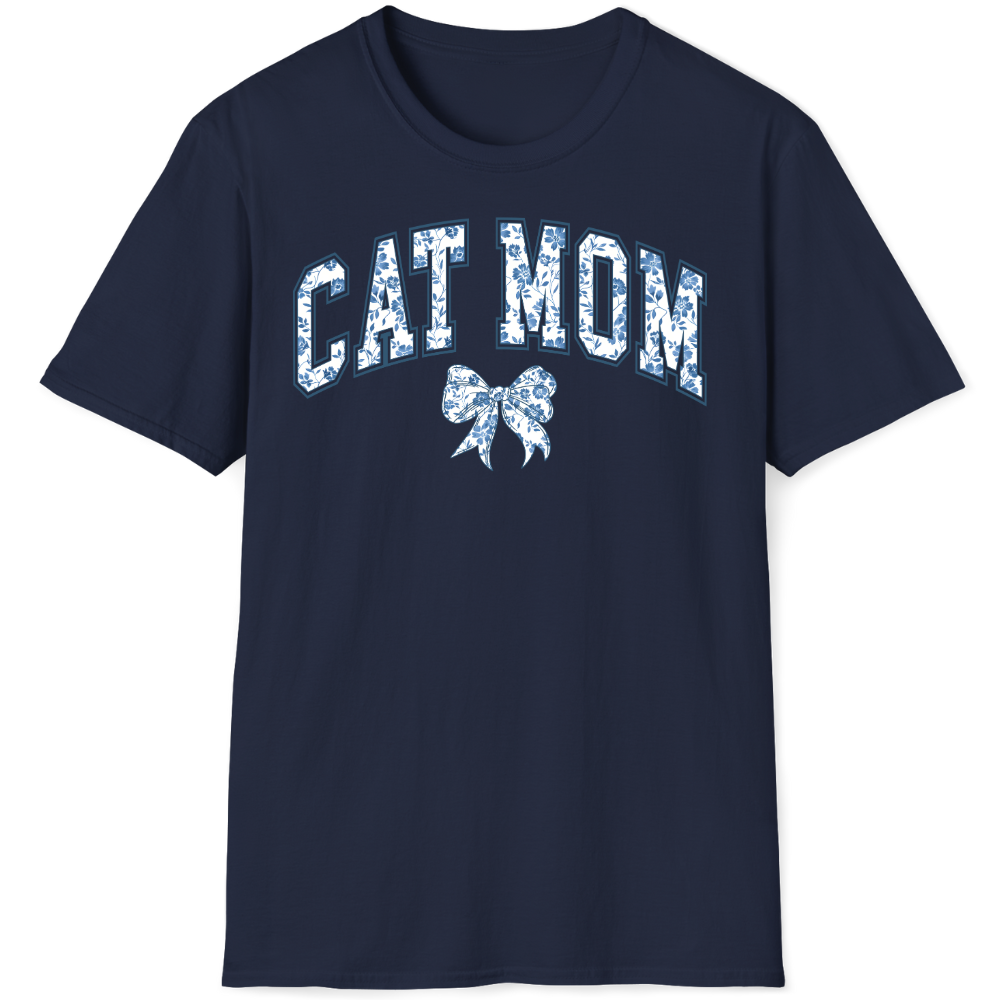 Cat mom vintage chinoiseriee coquet varsity