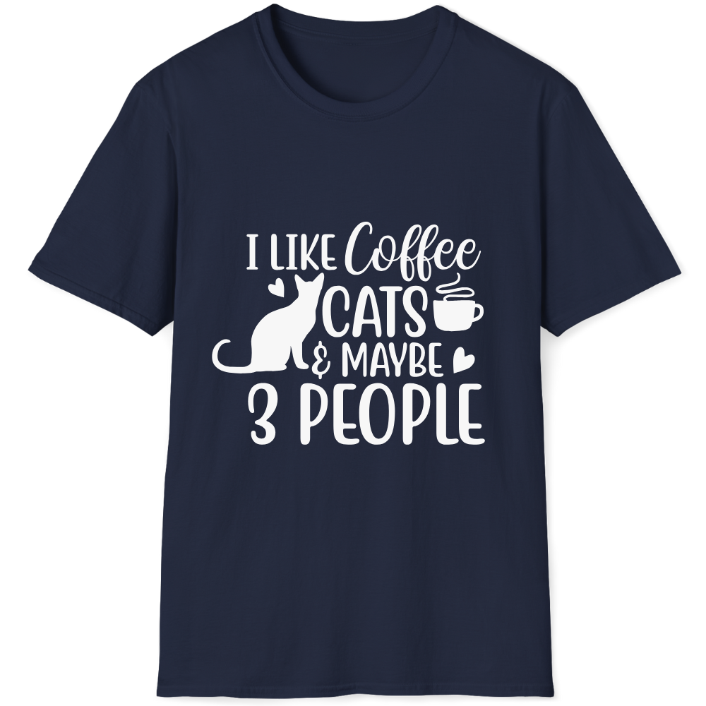 I like coffee, cats, and maybe 3 people