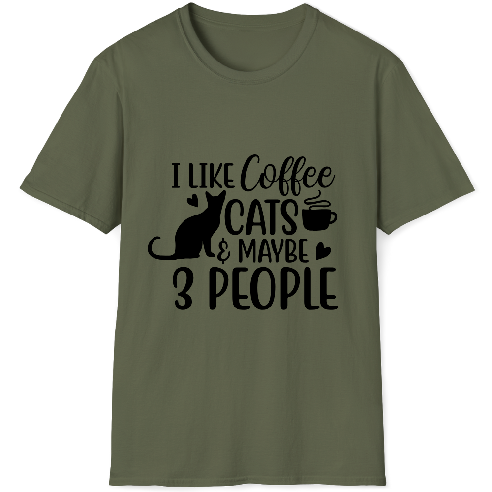 I like coffee, cats, and maybe 3 people