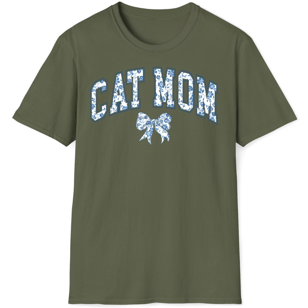 Cat mom vintage chinoiseriee coquet varsity