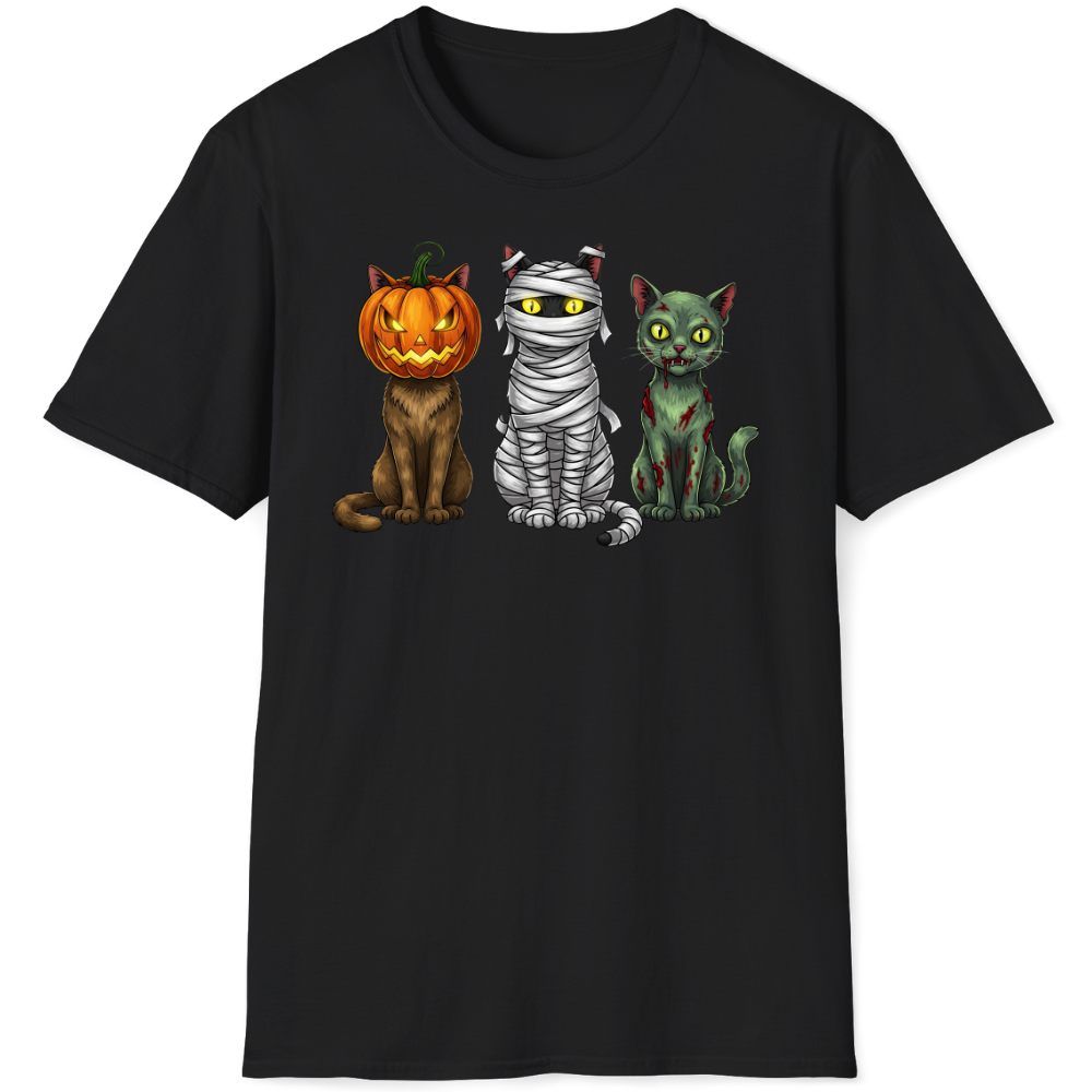 Headless rider, mummy, and zombie for Halloween