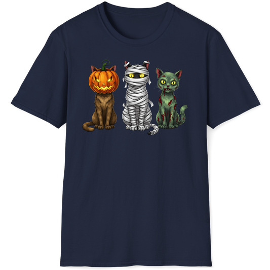 Headless rider, mummy, and zombie for Halloween