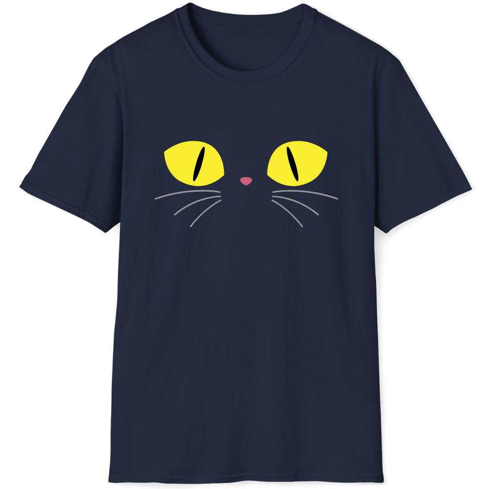Yellow eyes lazy cat costume