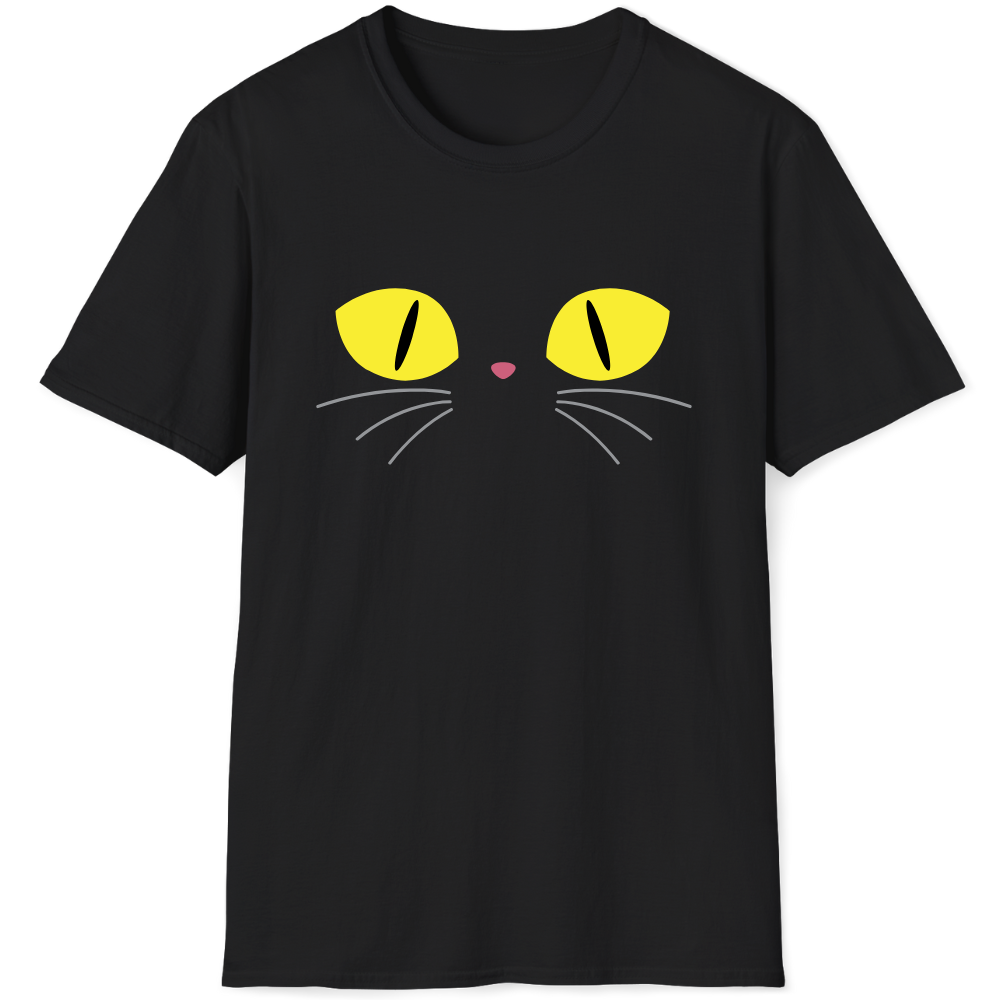 Yellow eyes lazy cat costume