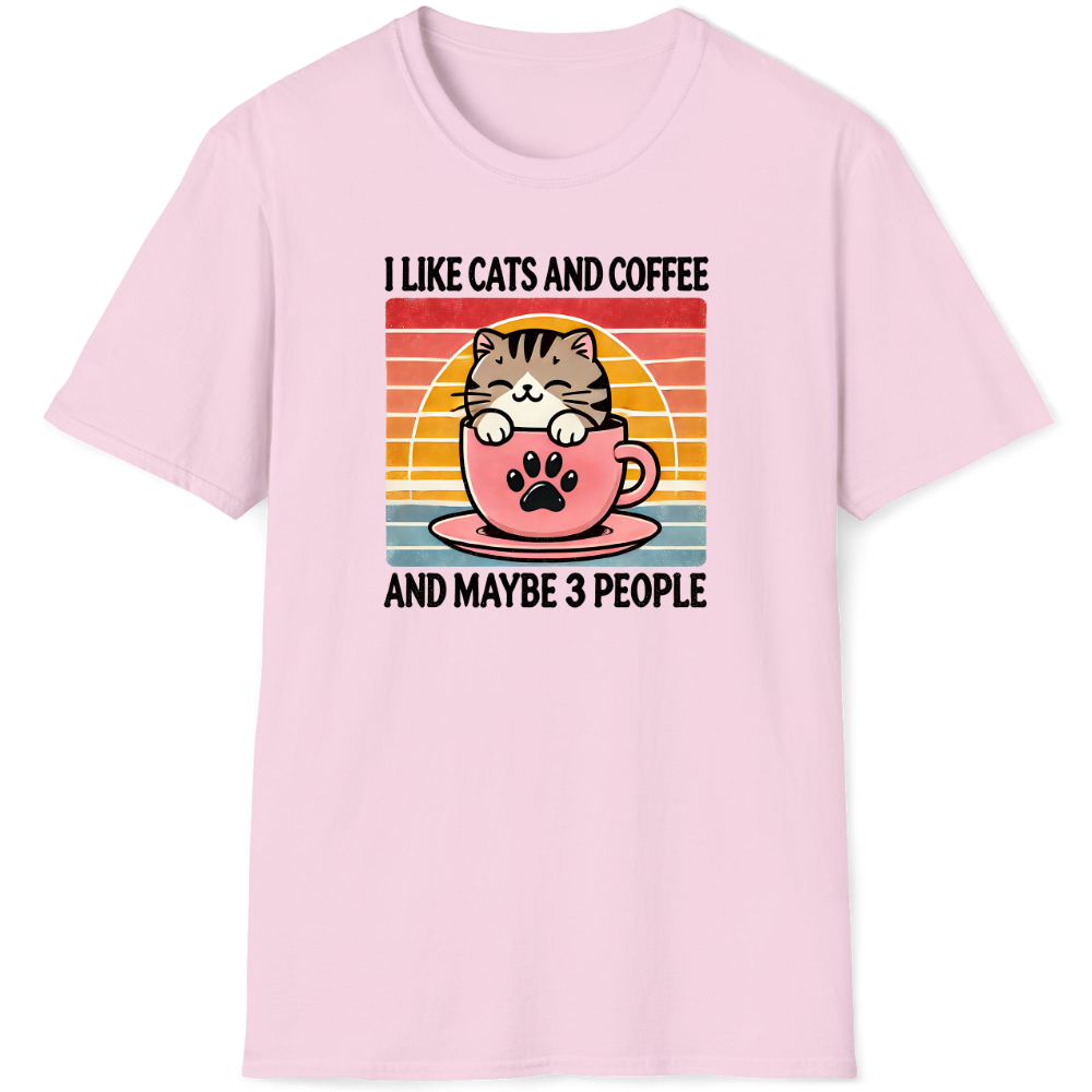 I like cats and coffee and maybe 3 people