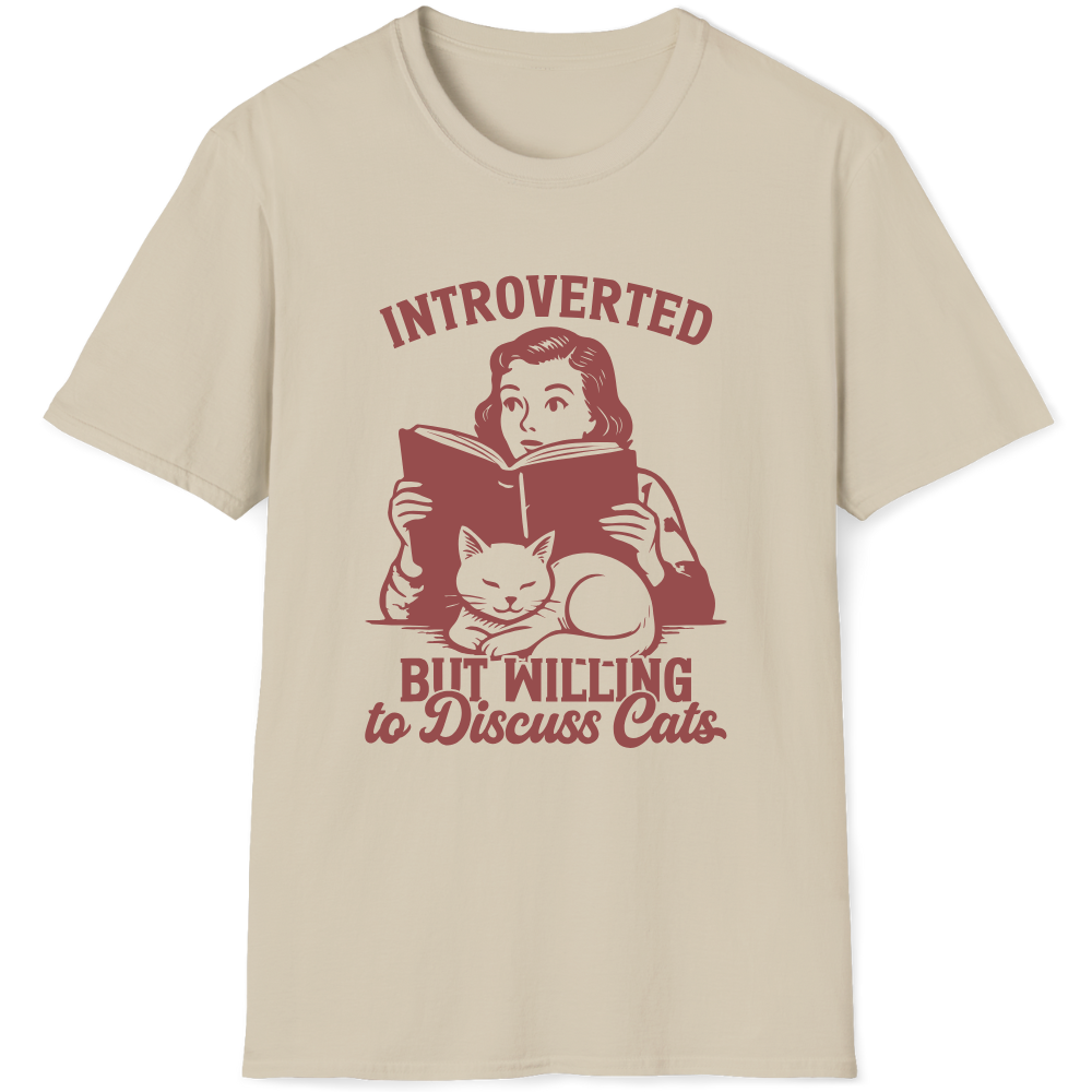 Introverted, but willing to discuss cats