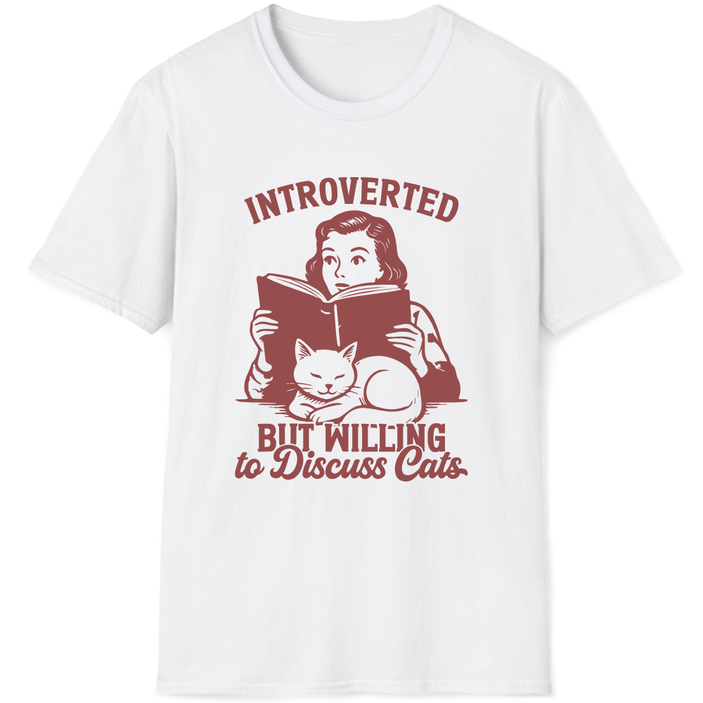 Introverted, but willing to discuss cats