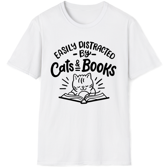 Easily distraced by cats and books